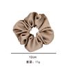 Vintage Silk Satin Hair Scrunchies Elastic Hair Bands Solid Color Women Girls Headwear Ponytail Ties Rope Hair Accessories