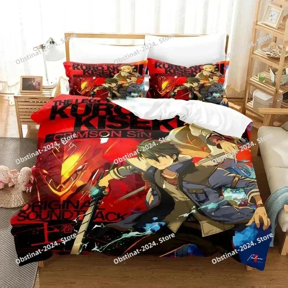 Anime The Legend Of Heroes Bedding Set Duvet Cover Bed Set Quilt Cover Pillowcase Comforter King Queen Size Boys Adult Bedding