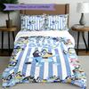 3pcs Duvet Cover Set (1*Duvet Cover + 2*Pillowcase, Without Core), Bluey Print Bedding Set, Bedroom Decor, All‑Season, Birthday Gift