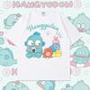 Cute Hangyodon Printed Shortsleeved Tshirt Summer Casual Loose Cotton Tops Womens Cartoon Clothes Tshirt Comfortable