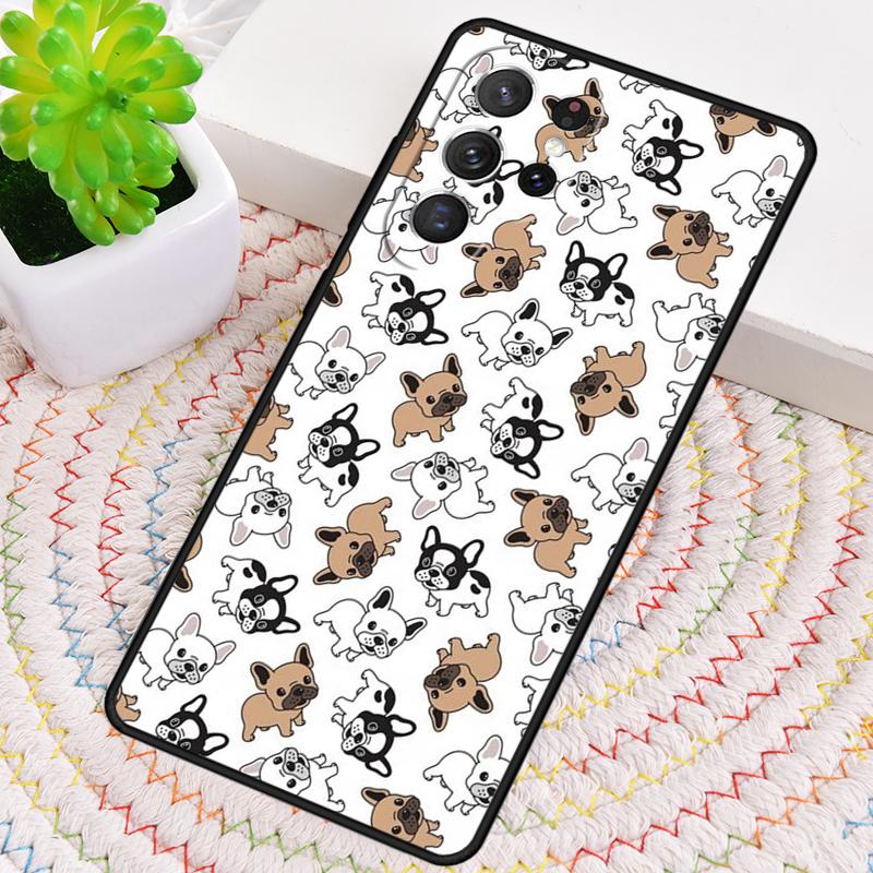 French Bulldog Soft Phone Case for Samsung Galaxy Note 10 Pro S26 Ultra S23 S24 FE S25 S21 S22 PLUS Shockproof Cove