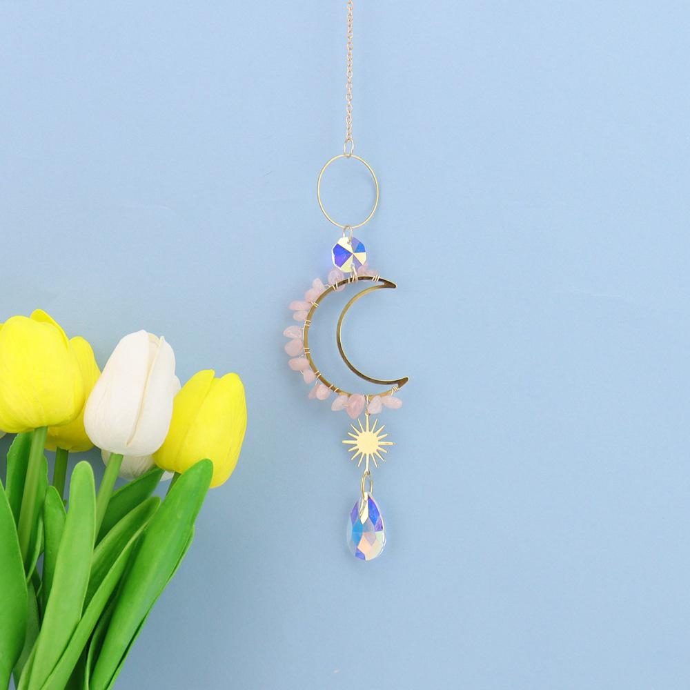 Silver Flakes Ceiling Decoration Pendant Wind Chime for Living Room or Bedroom