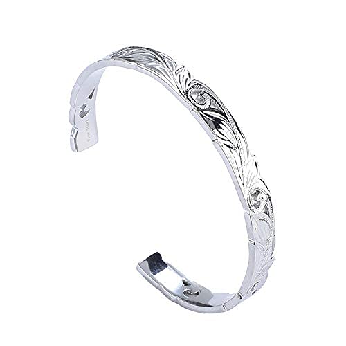 

Гавайские украшения браслет браслет волнистый свиток вырезанный ювелирный [LocoMocoAloha] 5.7 см [подлинный продукт]