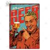 Putuo Decor Lustiges Bier Blechschild Plakette Metallschild Vintage Poster Wanddeko für Bar Pub Club Man Cave Retro Kunst Dekorativ