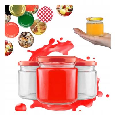 48X Jar 200Ml + Lid Fi66 Jam Preserves Monoportion Desserts Honey