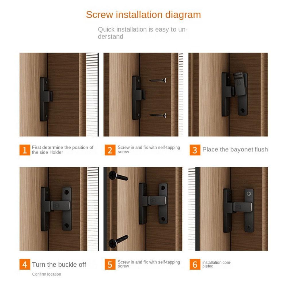 Zinc Alloy Door Latch Hardware Sliding Door Lock New Positioning Latch Door