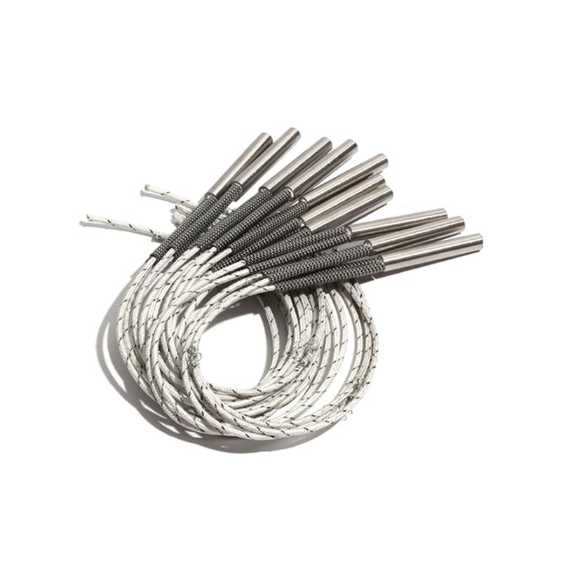 5PCS 10.5mm 25~35mm 316SUS Cartridge Heater 100W/120W/130W/140W/150W Single-End Heating Tube 110V/220V/380V Resistance Element