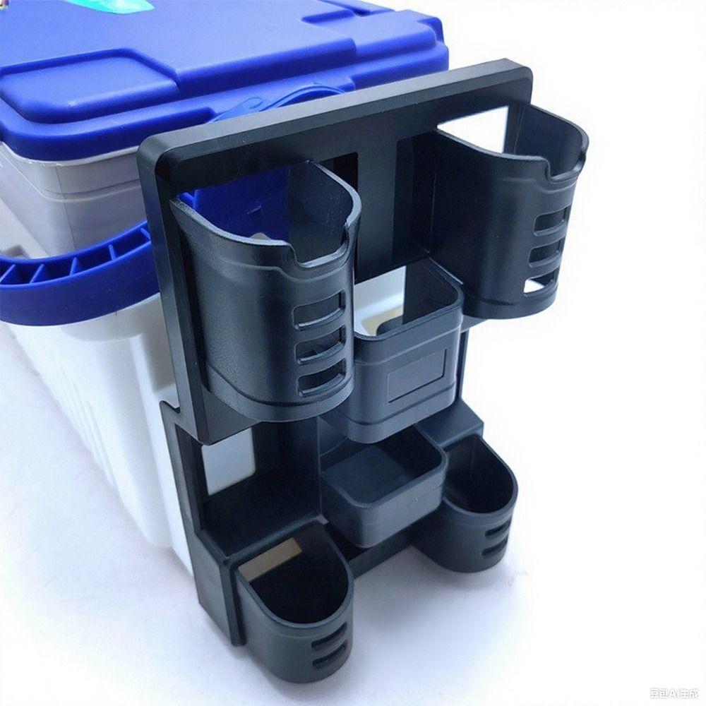 Double Pole Fishing Box Pole Bracket Inserting Device Fishing Gear Pole Hanging Tube Fishing Gear