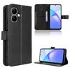 For TECNO Pop 10/Infinix Smart 10 Leather Wallet Case with Strap Diamond Texture Phone Cover