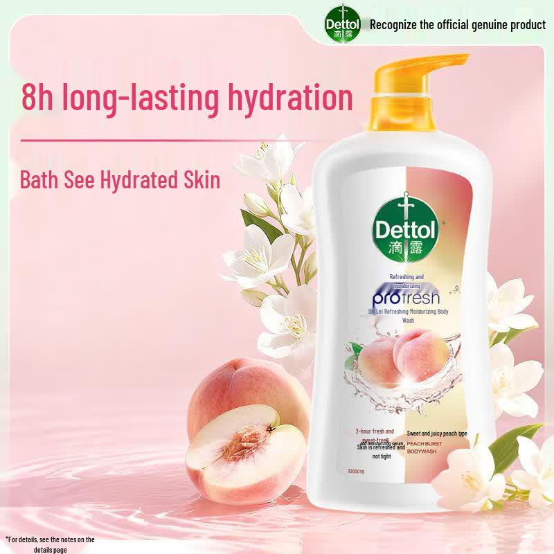 Dettol Peach Scent Fresh Moisturizing Shower Gel 950g