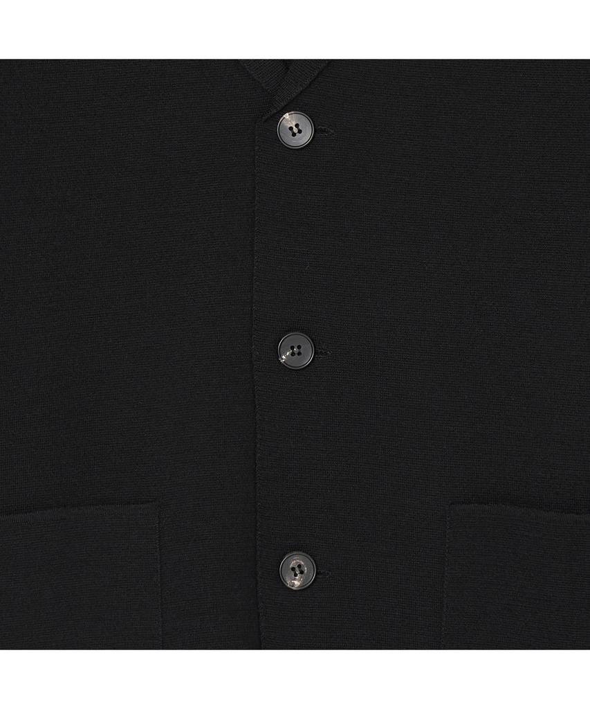 IOLO Merino Wool Milano Knit Blazer_Black