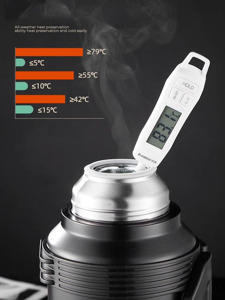 GIANXI Stainless Steel Portable Ooutdoor Thermal Bottle With Handle Large Capacity Camping Sport Kettle Camping Kitchenware