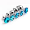 Anal Plug 5 Size Crystal Anal Plug Stimulator Anal anal massage dilatancy toys g-point massage sexual wellness adult pleasure