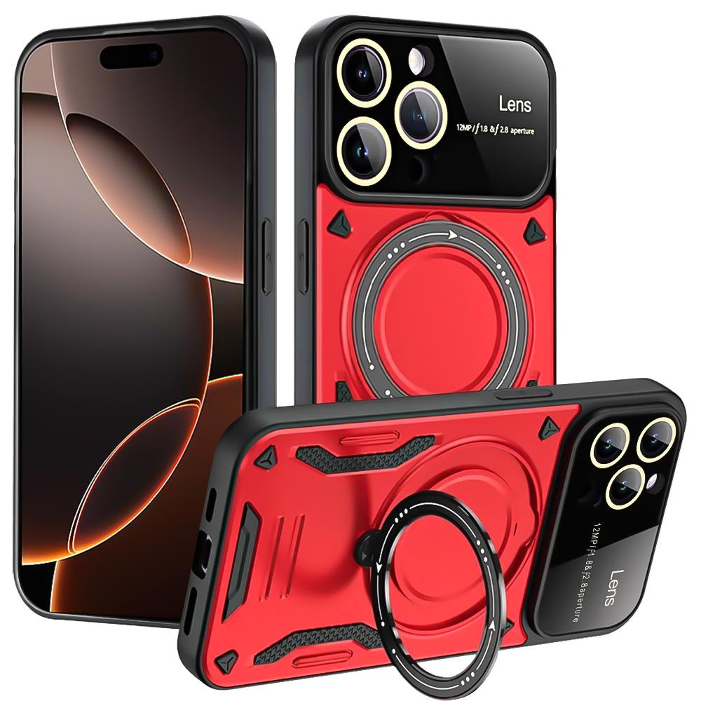 For iPhone 17 Pro Max Air Magnetic Ring Stand Cases For iPhone 16 13 12 11 Pro Max 15 14 Plus For Magsafe Shockproof Phone Cover
