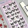 Kawaii Sanrio Hello Kitty DIY 3D Relief Decorative Stickers Cute Cartoon Kuromi Cinnamoroll Phone Case Creative Decoration Gifts