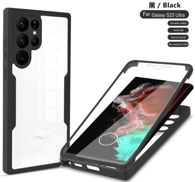 360 Full Protection Case For Samsung S23 S22 S21 Ultra Plus FE A53 A52 A13 A32 A33 A73 A71 A51 A23 A22 Double-Sided Shock Cover