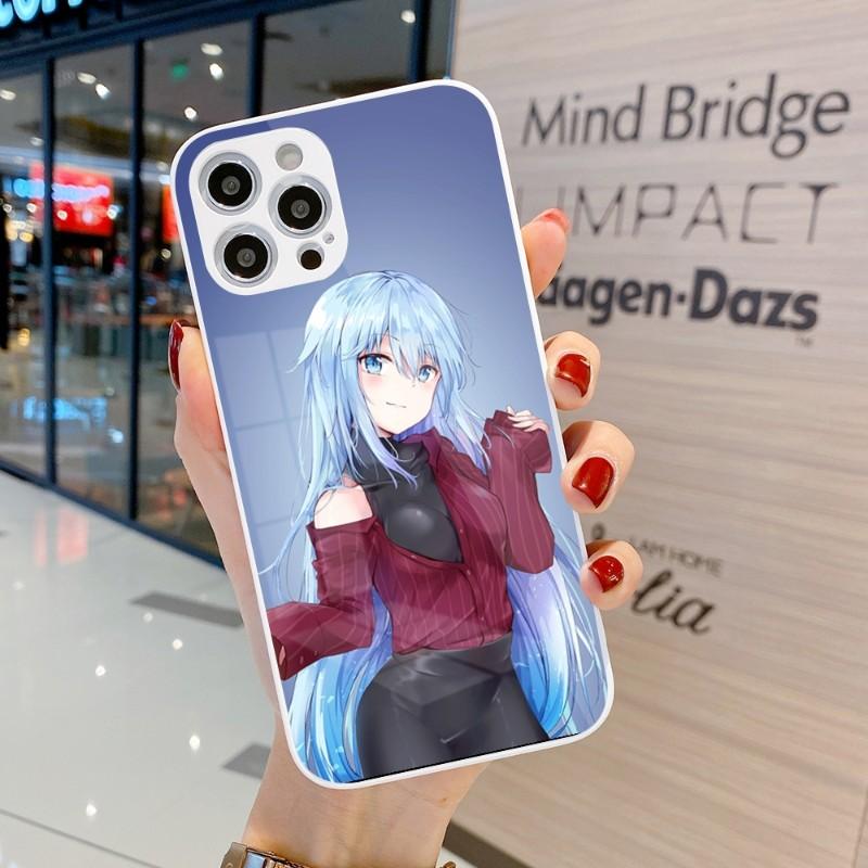 

Милый чехол для телефона Konosuba Anime Girl для IPhone 14 13 12 11 Pro Max X XR XS 8 7 Plus, цветной чехол для телефона из жидкого стекла iPhone 11 Pro Max