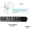 Protège-cou anti-morsure pour chien - Bandage de cou réglable, Protection pour chiens de chasse, de randonnée et d'entraînement