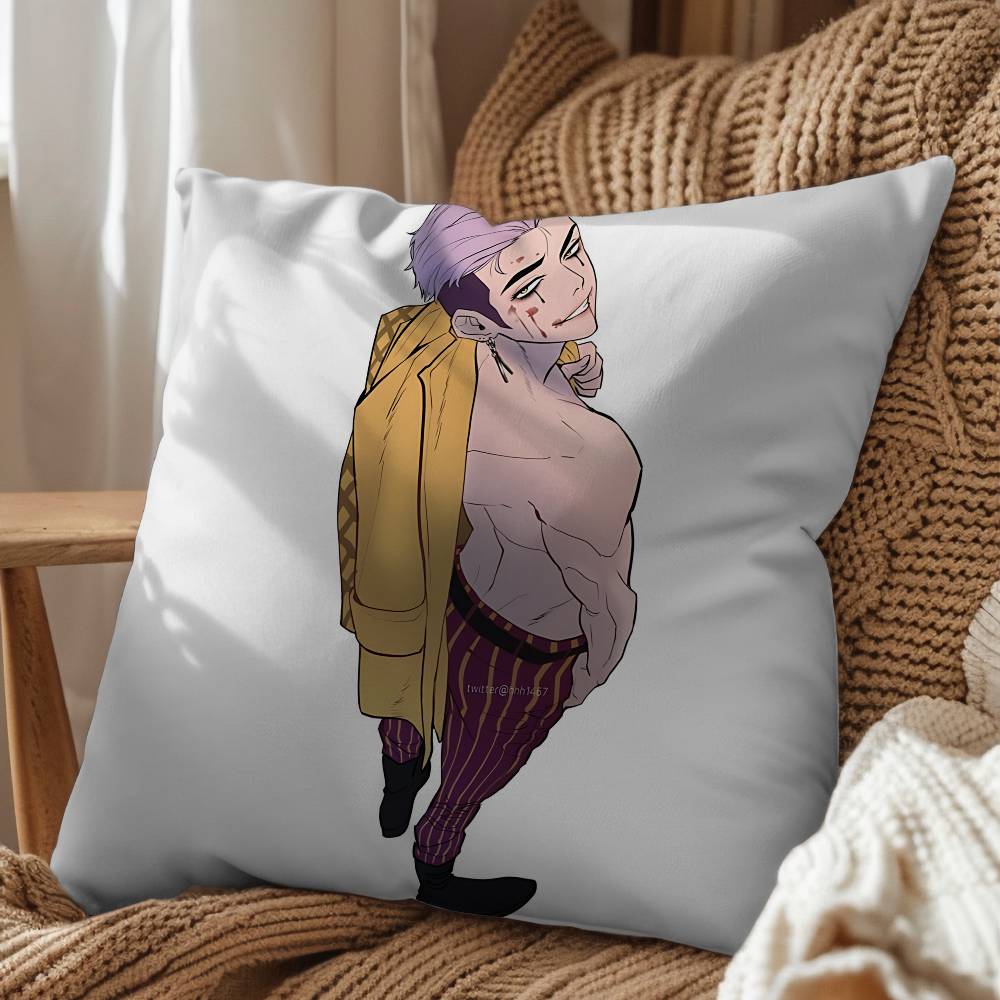 Trickster Dead by Daylight Trapper Pillow Case Sofa Living Room Bedroom Headboard Backrest Cushion Square Cushion Nap Time