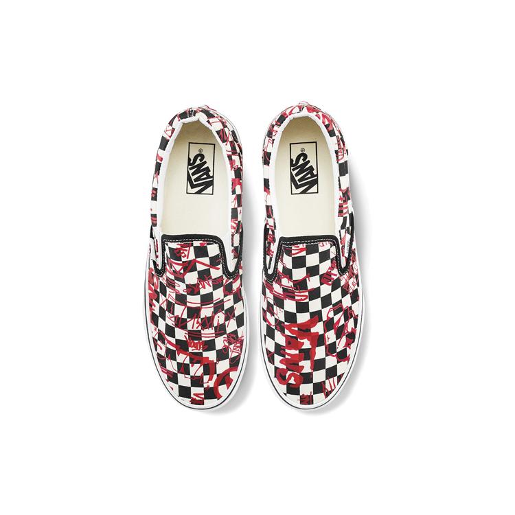 Vans Klassischer Slip-On 'Schwarz Weiß Rot' VN0A4BV31IW