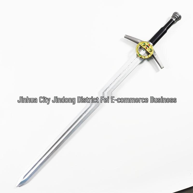 The Witcher 3 Geralt's White Wolf Sword Prop - Monster Hunter Longsword Toy
