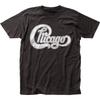 Chicago Logo Pánské tričko Rock and Roll Hudba Klasické kapelní tričko Nové Černé