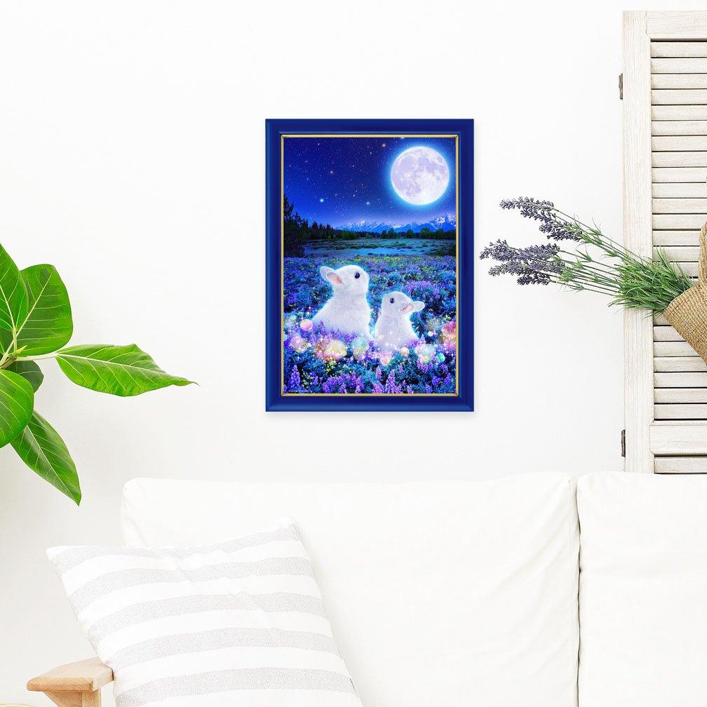 [Made In Japan] 1000-piece Jigsaw Puzzle "Moon-Waiting Rabbit" Micro-piece (26x38cm)