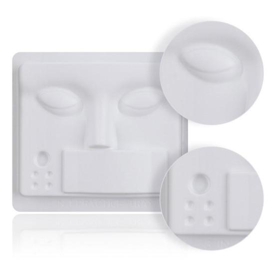 Grafting Eyelash Head Model Simulated Glue Tank Design Three-dimensional Practice Eyelash Extension Mannequin Head Beginner Supply