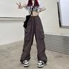 Y2K Women Streetwear Cargo Korean Harajuku Baggy Parachute Pants for Men Sweatpants Wide Leg Joggers Trousers Clothes