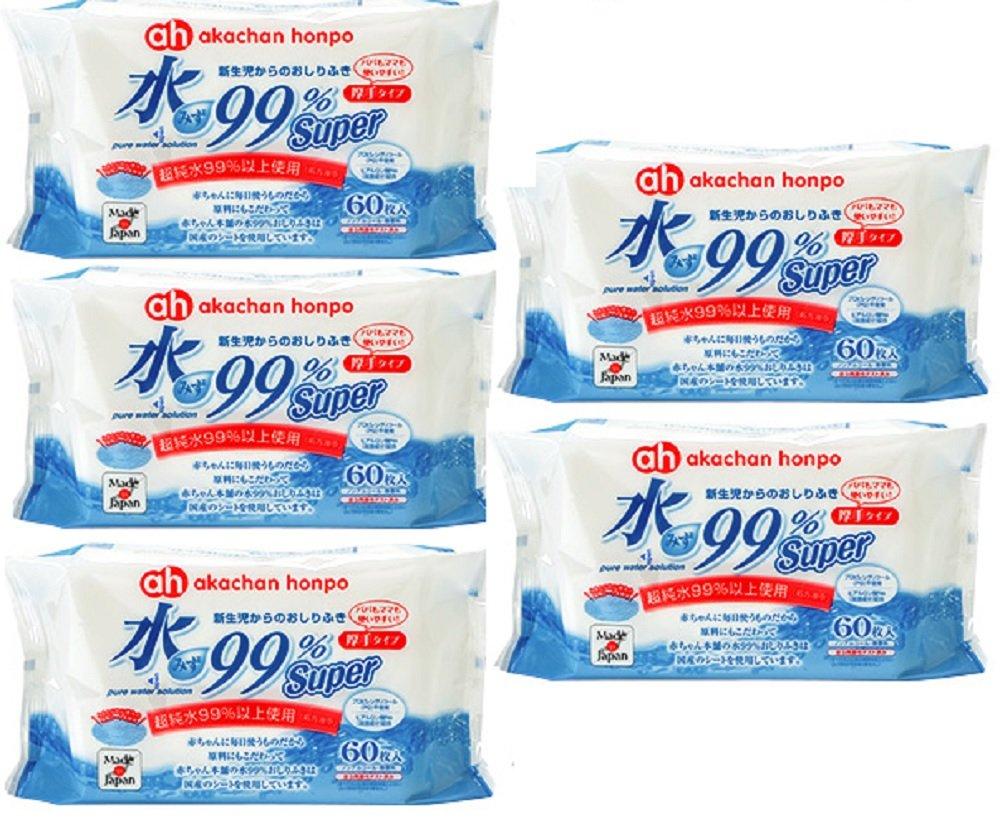 

Супер Новорожденный Ребенок 60 листов x 5 упаковок, Салфетки Толстого Типа,