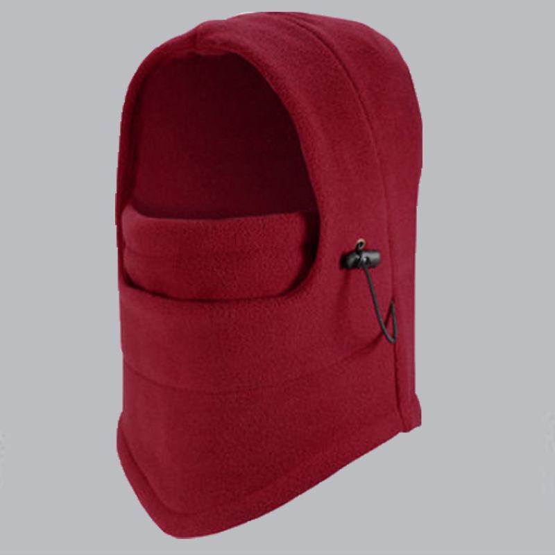 Winter Winddichte Fleece Radmütze Maske - Dicke, Warme Kopfbedeckung zum Skifahren und für Outdoor-Aktivitäten