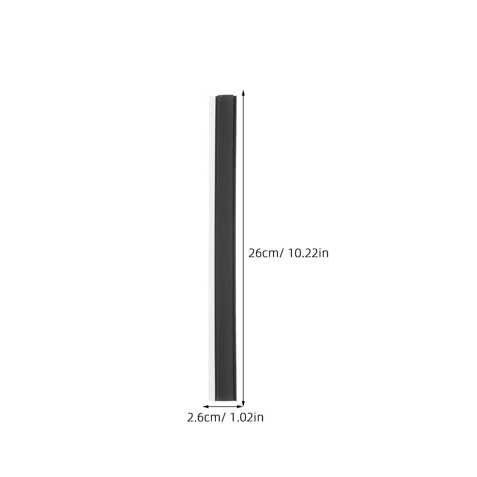

4Pcs Dustpan Rubber Edge Replacement Strips Efficient Dustpan Repair for Home Office School Use Rubber