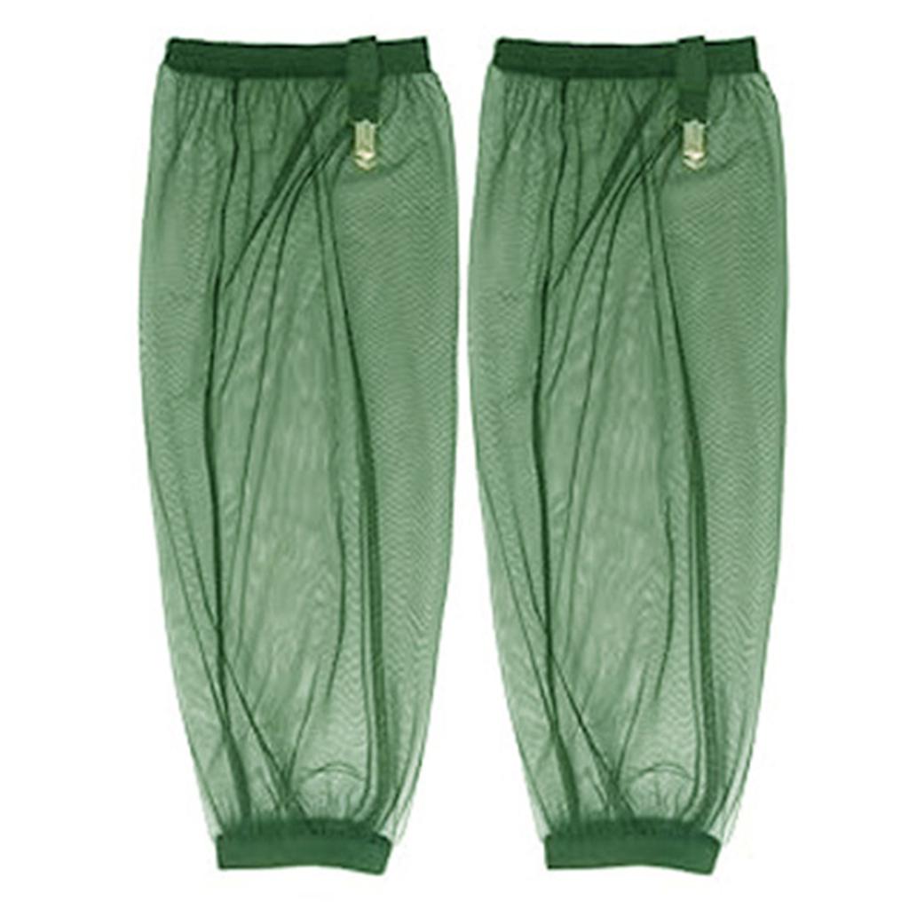 1 par de Mangas para Pies de Malla para Exteriores, Mangas para Brazos de Deportes de Supervivencia, Protectores para Piernas para Acampar, Senderismo, Pesca
