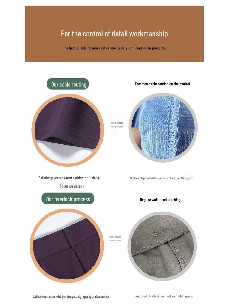 Jinbao Damen Herbst Baumwolle Casual Hose mit geradem Bein und hohem Bund für Mütter mittleren und höheren Alters, Leggings in Übergröße.