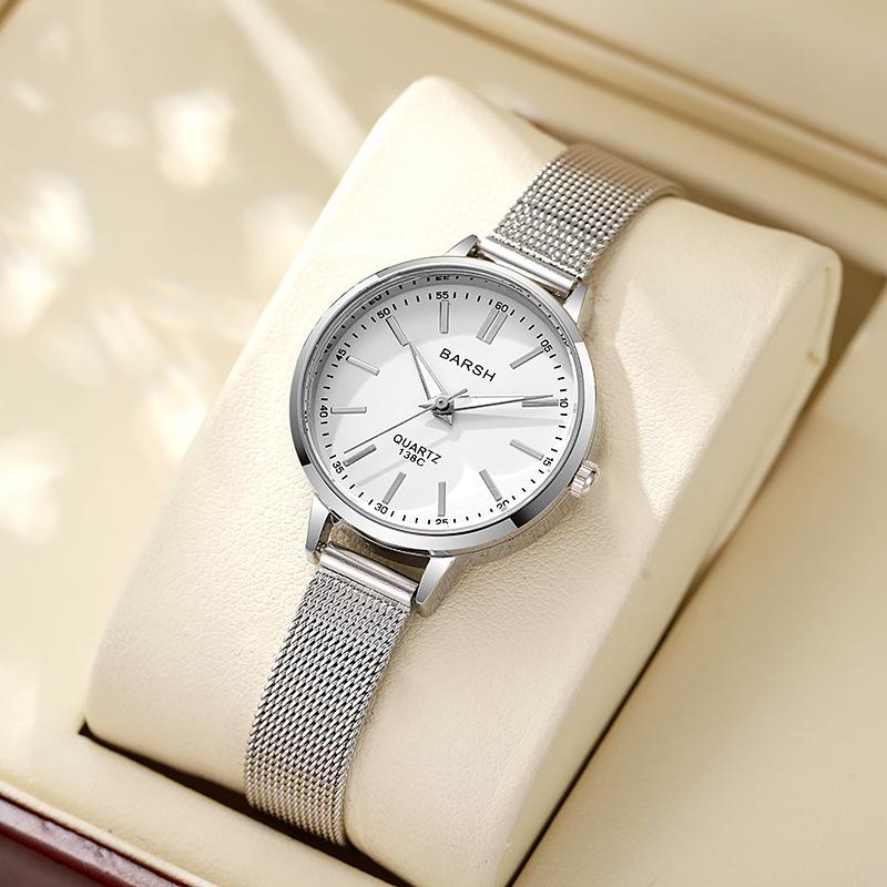 This is a high-end, simple, elegant, light luxury, niche and fashionable watch for women