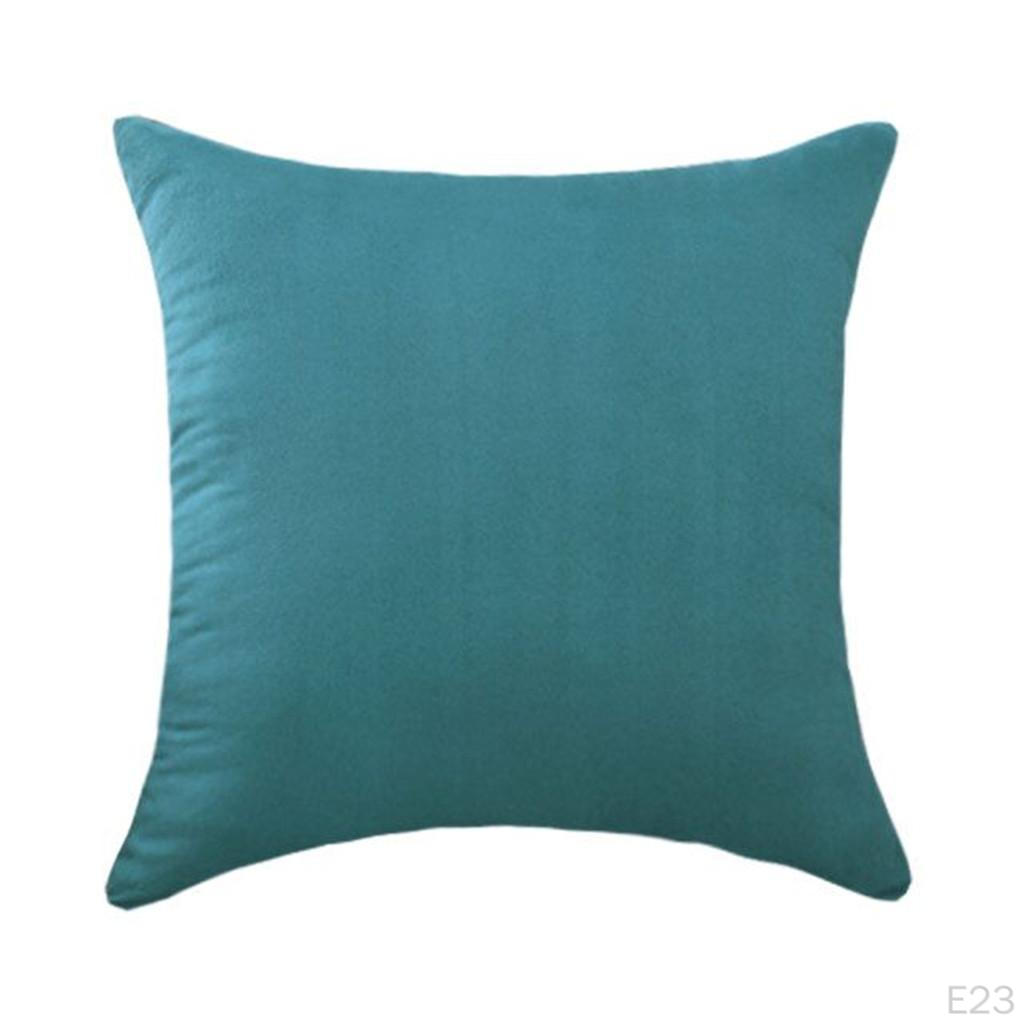 Soild Decorative Square Throw Covers Set Cushion for Sofa Bedroom Car