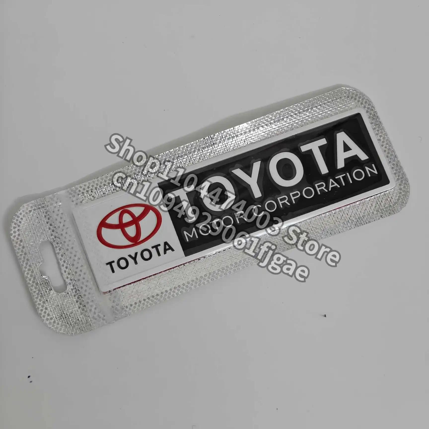 

Car Trunk Tail Fender Side Decorative Aluminum Sticker for Toyota Camry Corolla RAV4 Hilux C-HR Prado Land Cruiser GR GT86 Trd