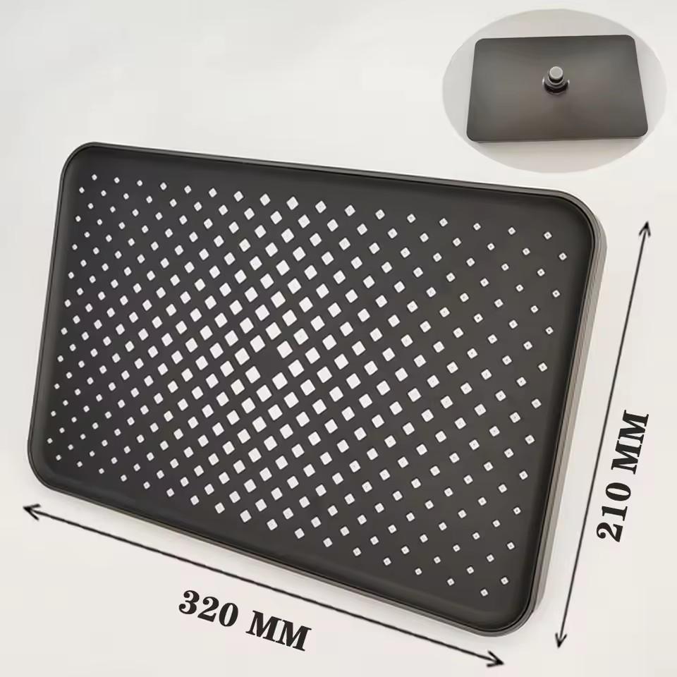 New 14 Inch Big Panel Rainfall Shower Head,High Pressure Shower Head,Water Saving,Top Rain Shower Faucet Bathroom Accessories