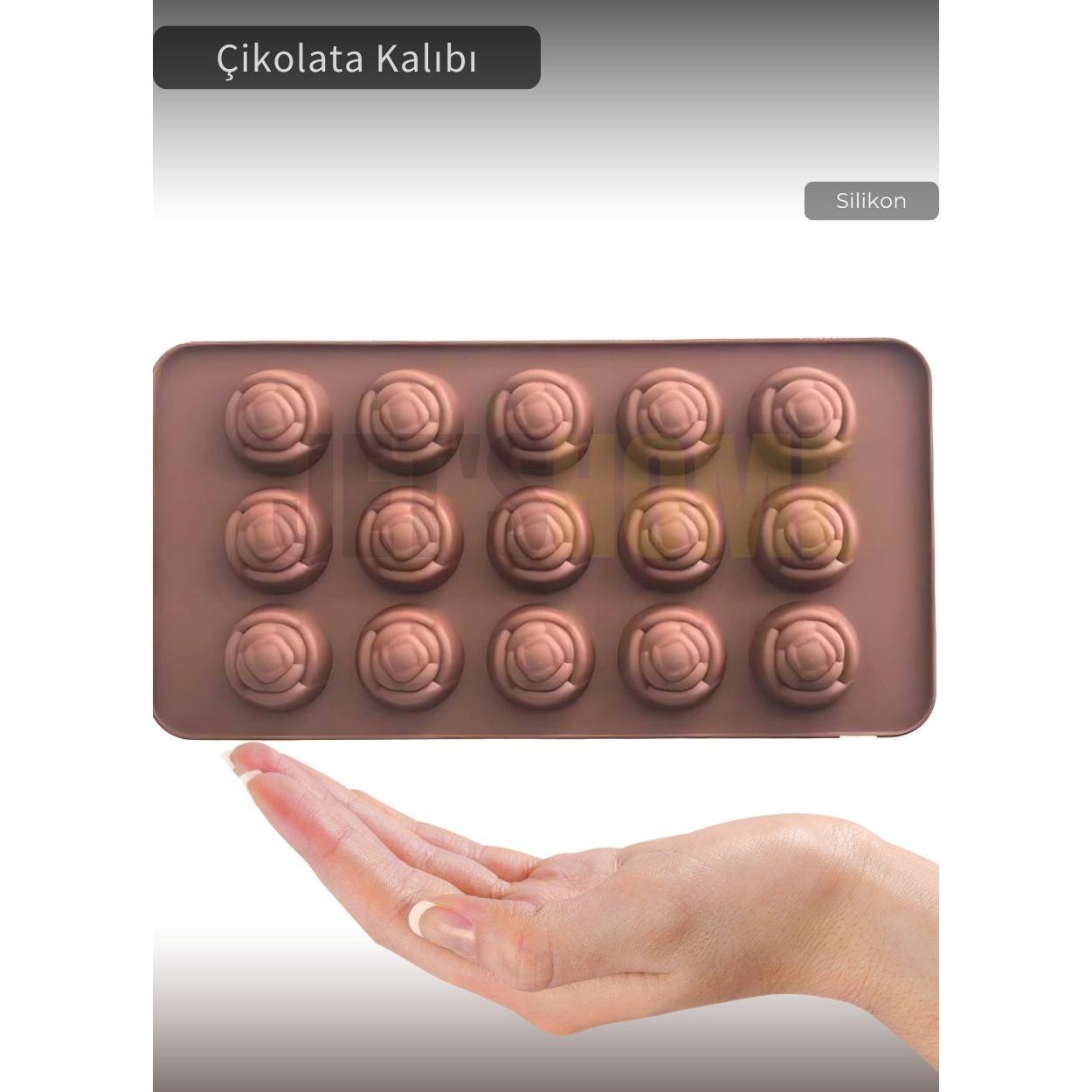 

Flower Pattern Chocolate Mold BPA FREE Ice Mold Silicone Dessert Mold Non-Stick Mold