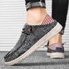 39-48 Men's Denim Cloth Air-breathable Sports Casual Shoes EVA Ultra-light Convenience Outdoor Lazy Shoes
