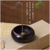 YJRUNFU Incense Holder, Stylish Wooden Incense Holder, Spill-Proof Ash Holder, Japanese-Style Mini Buddhist Altar Incense Burner, Ideal for Meditation