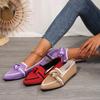 Fashion Women's Shoes Loafers Ballet Flats Pointed Toe Barefoot Slip-on Casual Low Heel Luxury Brand Woman Shoe New in Butterfly Female