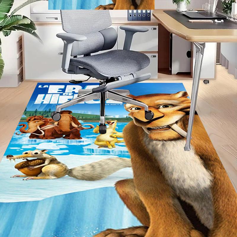 Ice Age Continental Drift Carpet For Playroom Bedroom Living Room Sofa Home Decorkids Game Area Rug Nonslip Floor Mat