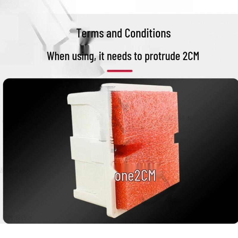 PVC86 Junction Box Foam Sealant Module - Protective Pre-embedded Switch Cover