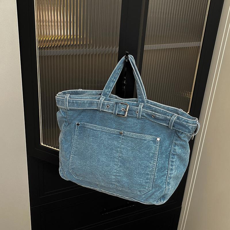 

Denim women handbag Large capacity 2026 New Casual Jeans Bag Woman Shoulder Crossbody Bag ladies hand bag Sac A Main Bolsos blue светло-синий