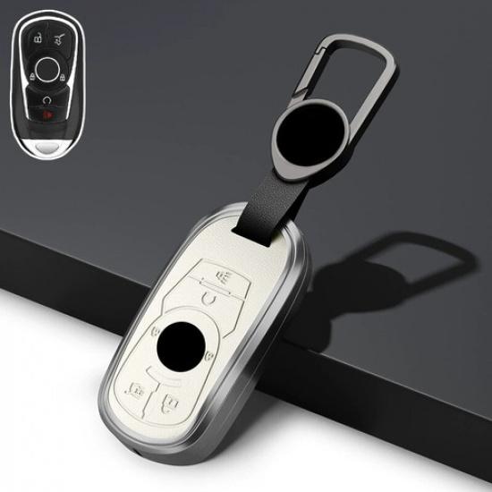 Zinc Alloy Leather Car Key Case Cover For Buick Enclave LaCrosse Encore Regal