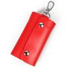 Candy Color Genuine Leather Key Bag - Unisex Cowhide Key Holder