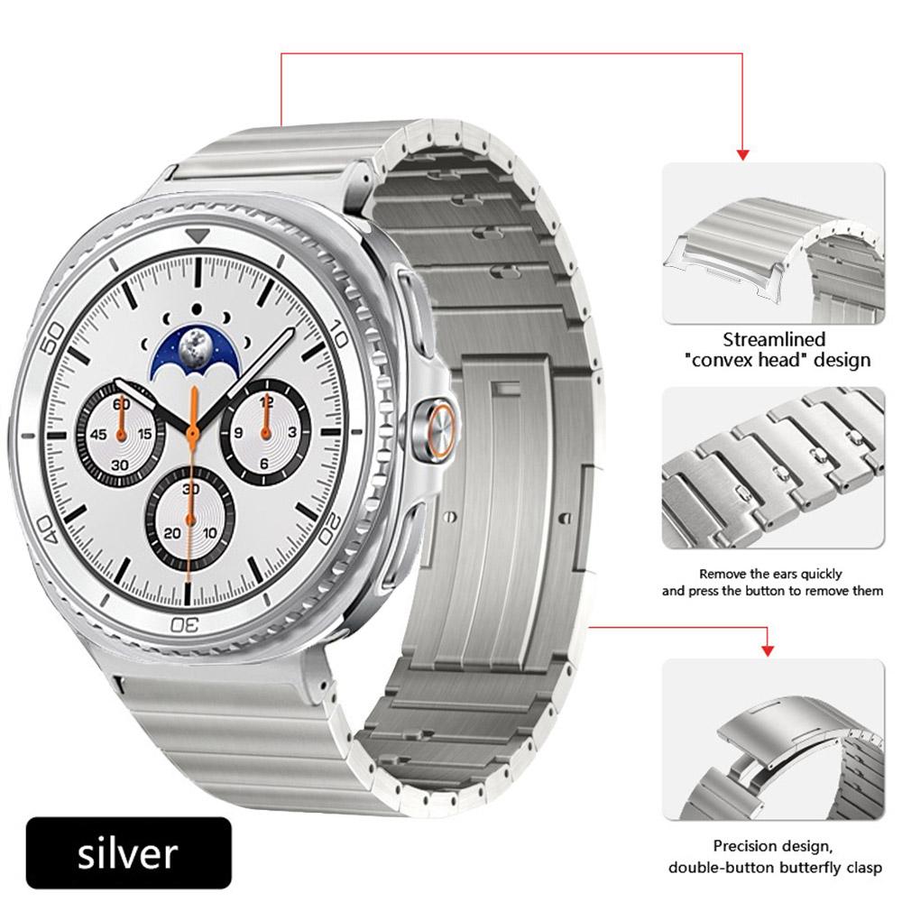 

Titanium Strap for Samsung Galaxy Watch 8 Classic 46mm Metal Wristband for Galaxy Watch 8 44mm 40mm/Ultra 47mm 2025 Accessories Galaxy Watch 8 40mm