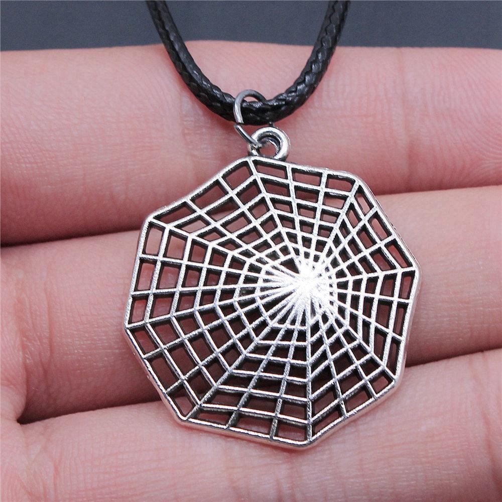 45cm Necklace Leather Chain Big Skull Halloween Kids' Jewelry Materials QN064