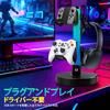 VCOM Gaming Stand Desk Storage RGB Headphone Stand Gaming Headset Stand Holds 4 Controllers USB Powered 17 Light Modes Desktop Organization Black